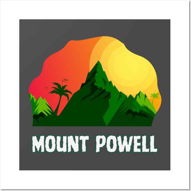 Mount Powell Wall Art by Canada Cities